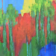 DC Schmidt - Landscape Elemente II - Acryl auf Leinwand - 80 x 120 cm - 2024