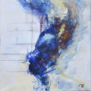 Marianne Burmester - Strömung - Acryl auf Leinwand - 70 x 50 cm - 2024