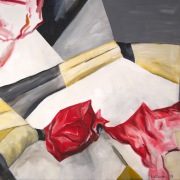 Kirsten Wallmann - Am Anfang war die Jacke - Acryl auf Leinwand - 60 x 80 cm - 2023