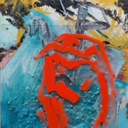 Ingeborg Körber - Die Frau von Don Quiote - Acryl auf Leinwand mit Glas - 70 x 50 cm - 2022iote - -  Acryl auf Leinwand ,it Glas - 70 x. 50 cm - 2022