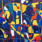 Gudrun Sommer - Ohne Titel - Acryl auf Leinwand - 60 x 80 cm - 2023