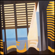Ingrid Hartmann - Das Fenster zum Meer - Öl auf Leinwand - 70 x 70 cm - 2001