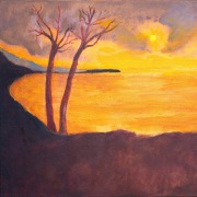 Renate Fürst - Moment - Acryl auf Leinwand - 50 x 80 cm - 2025