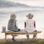 Christiane Alegria - Stille - Acryl auf Leinwand - 40 x 60 cm - 2025