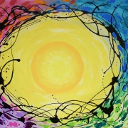 Peter Kraayvanger - Hallo Sonne - 100 x 120 cm - 2023 