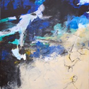 Marianne Burmester - In Bewegung - Acryl auf Leinwand - 70 x 50 cm - 2025